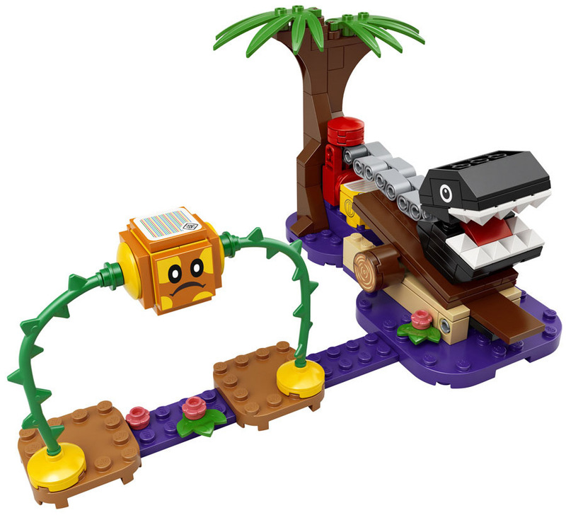 Конструктор LEGO Super Mario Додатковий рівень Зустріч у джунглях із кусакою на ланцюгу 71381 фото