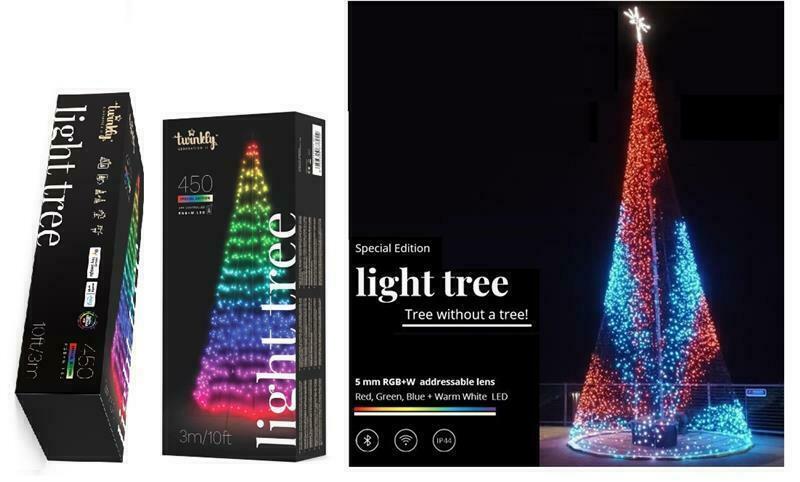 Smart LED предвстановлена Гірлянда Twinkly Light tree RGBW 450, Gen II, IP44 TWP500SPP-BEU фото