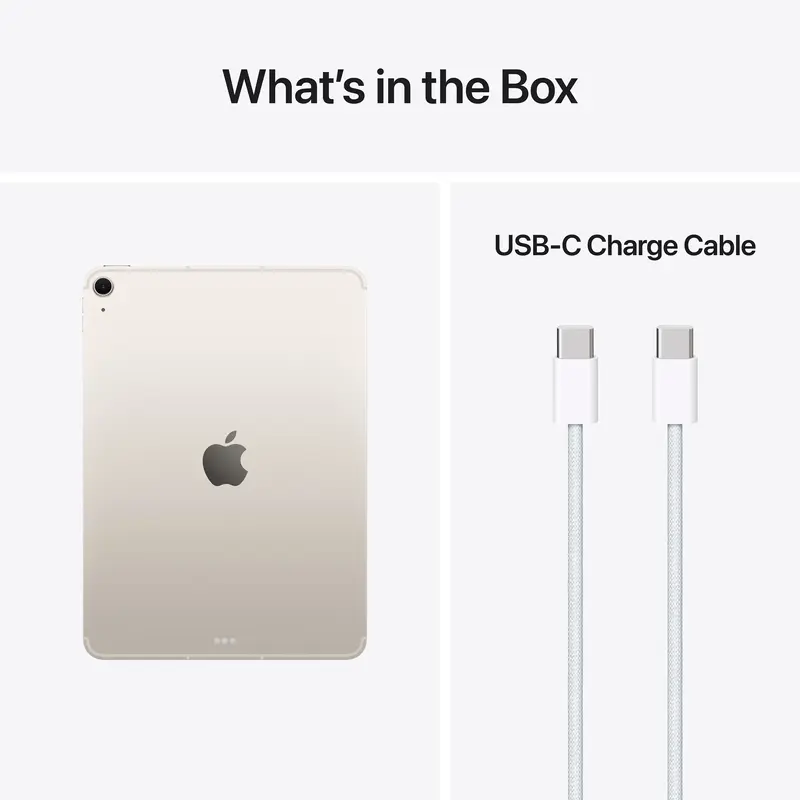 Планшет Apple iPad Air 11" 512GB+5G Starlight (MH7K4) 2026 - фото - №2