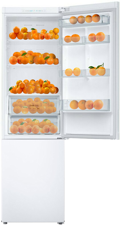 Двокамерний холодильник Samsung RB37J5000WW/UA - фото - №0