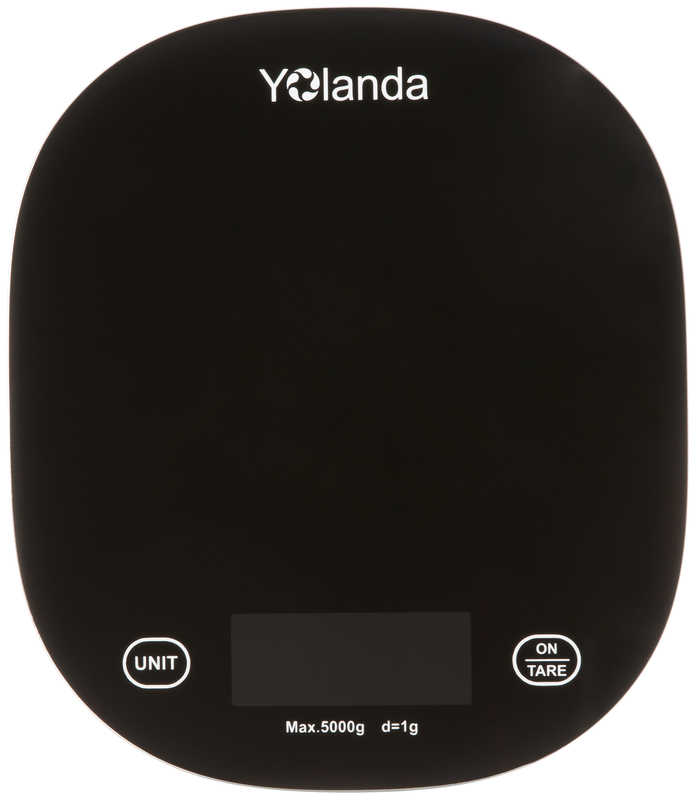 Розумні кухонні ваги Yolanda Smart kitchen scale (Black) CK10A фото
