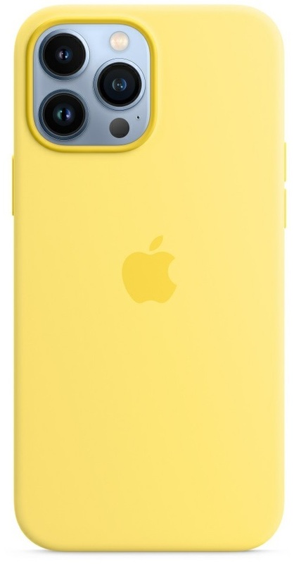 Чохол iPhone 13 Pro Max Silicone Case with MagSafe (Lemon Zest) MN6A3ZE/A фото