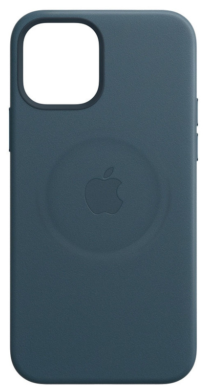 Чохол Apple Leather Case with MagSafe (Baltic Blue) MHKK3ZM / A для iPhone 12 Pro Max фото