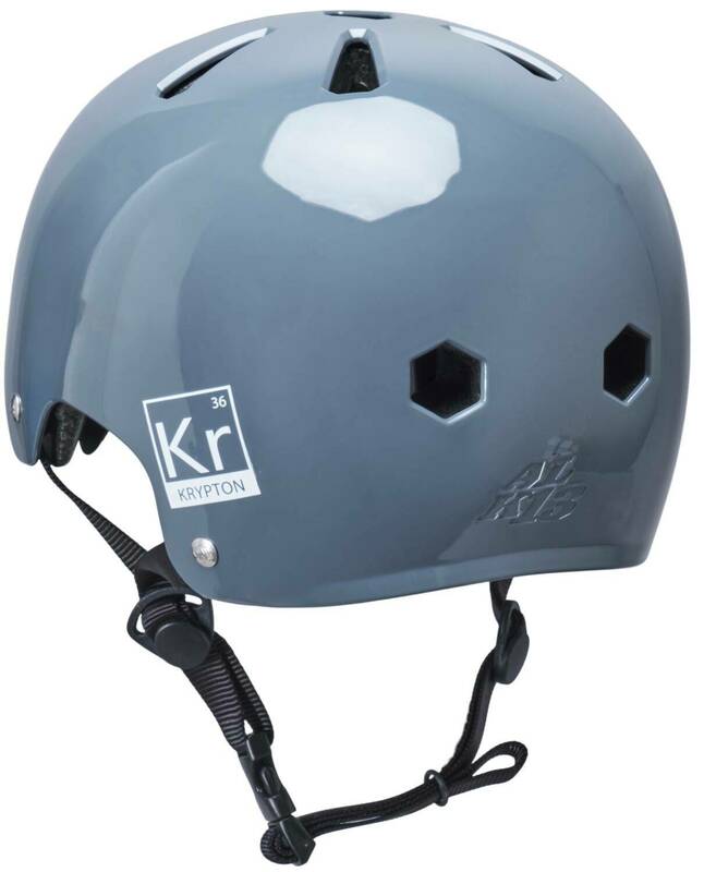 Шолом Alk13 Krypton Glossy Helmet (Grey-White) L-XL фото