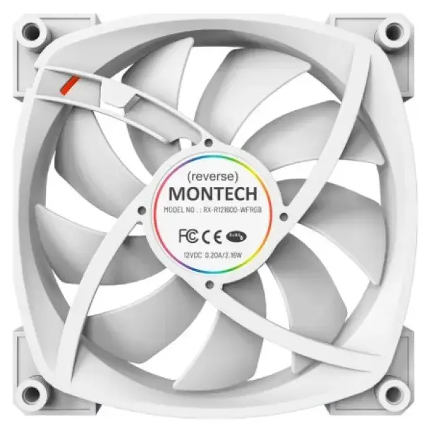 Корпусний вентилятор MONTECH 120MM (RX120 PWM (W31)) - фото - №2