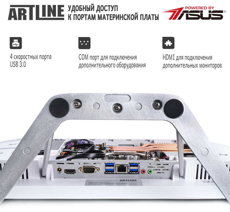 Моноблок ARTLINE Home G43 (G43v11w) White - фото - №5