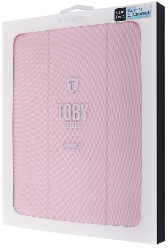 Чохол Dux Ducis Toby Series для iPad Pro 11 2018/2021/2020 (With Apple Pencil Holder) (Pink) фото