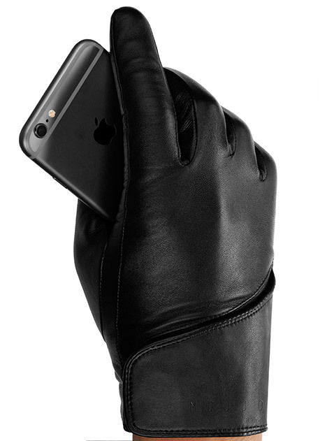 Перчатки сенсорные Mujjo Leather 8.5 (Black) MUJJO-GLLT-016-85 фото