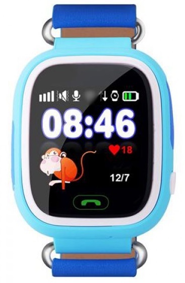 Детские часы-телефон с GPS трекером GOGPS К04 (Blue) фото