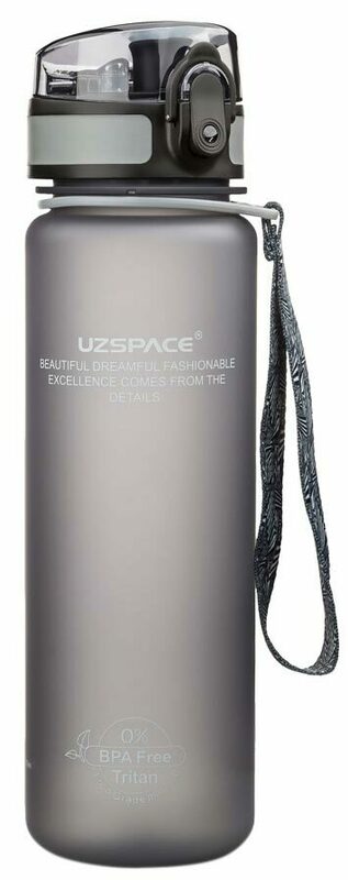 Бутылка для воды UZSPACE 500 мл (Gray) 3026 фото