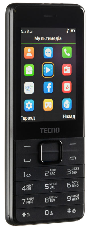Tecno T454 Dual Sim Black (4895180745973) фото