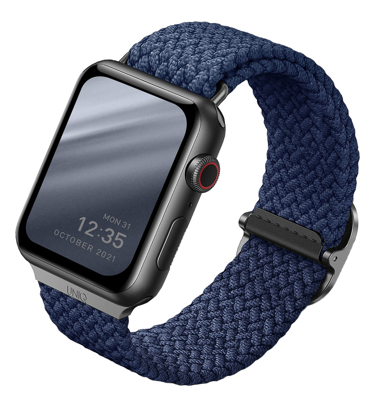 Ремешок UNIQ ASPEN BRAIDED (Oxford Blue) для Apple Watch 38/40 фото