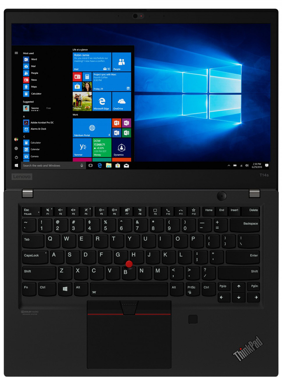 Ноутбук Lenovo ThinkPad T14s Black (20T00017RT) фото