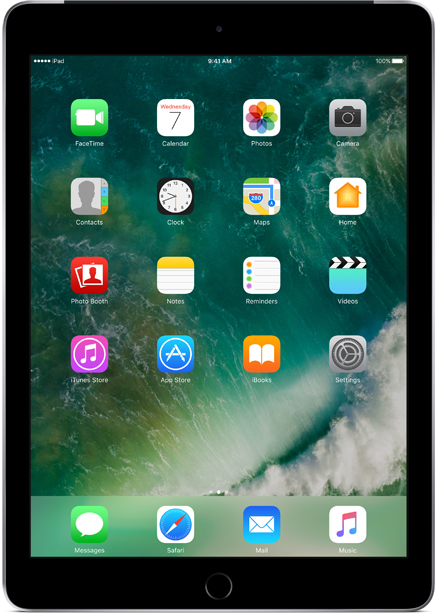 Apple iPad 32Gb Wi-Fi+4G Space Gray (MP1J2RK/A) 2017 фото