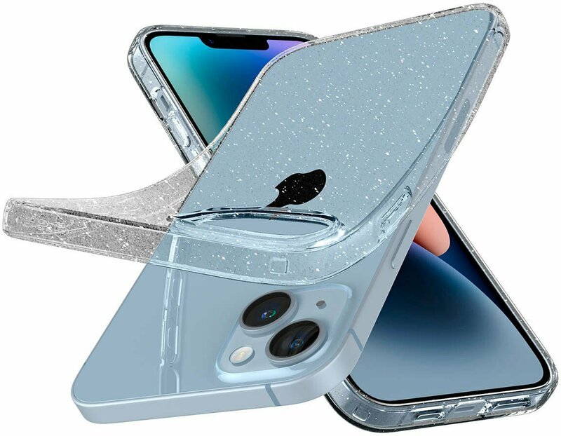 Чохол для iPhone 14 Plus Spigen Liquid Crystal Glitter (Crystal Quartz) - фото - №3