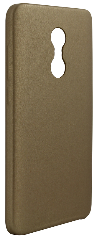 Чехол-накладка Gio Case Ultra-Thin Leather Gold для Xiaomi Redmi Note 4 фото