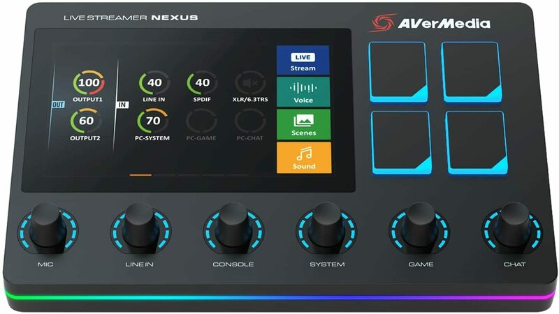 Пульт управления трансляцией AVerMedia Live Streamer NEXUS AX310 Black фото