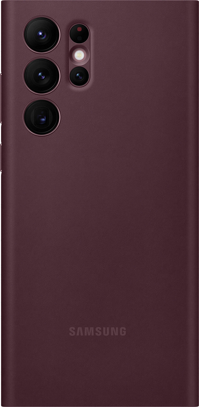 Чохол для Samsung s22 Ultra Smart Clear View Cover (Burgundy) фото