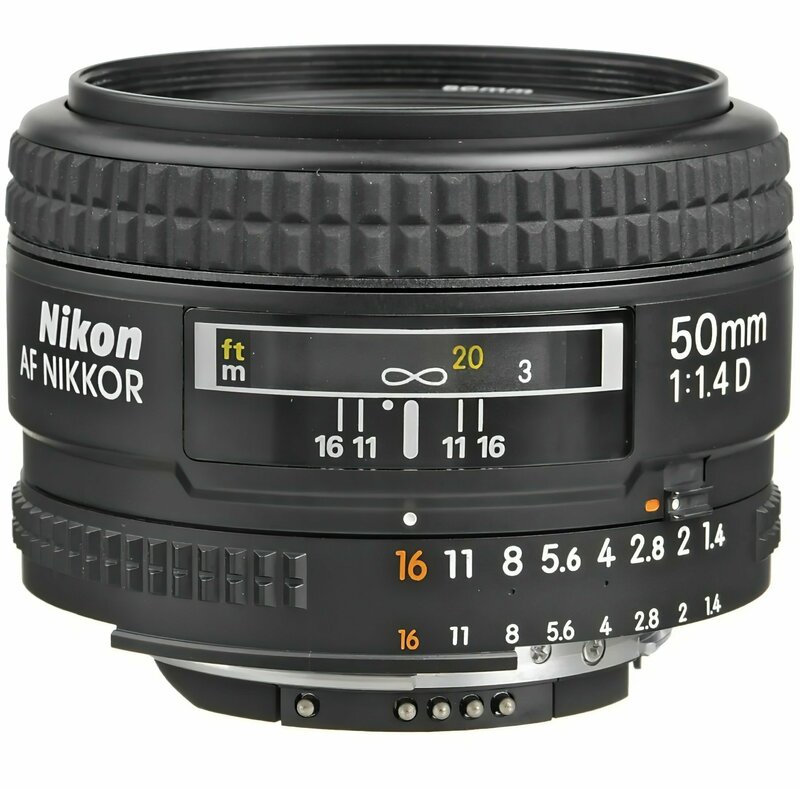 Об'єктив Nikon 50 mm f/1.4D AF NIKKOR (JAA011DB) фото