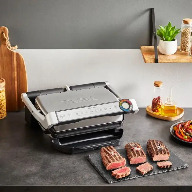 УЦІНКА Гриль TEFAL OptiGrill+ GC717D10 - фото - №8