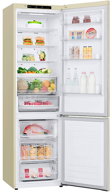Двокамерний холодильник LG GW-B509SEJZ фото