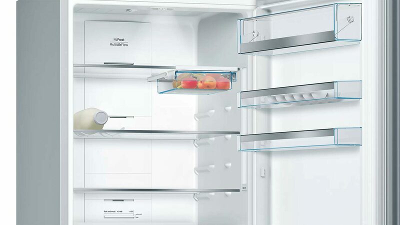 Двокамерний холодильник BOSCH KGN56LBF0N фото