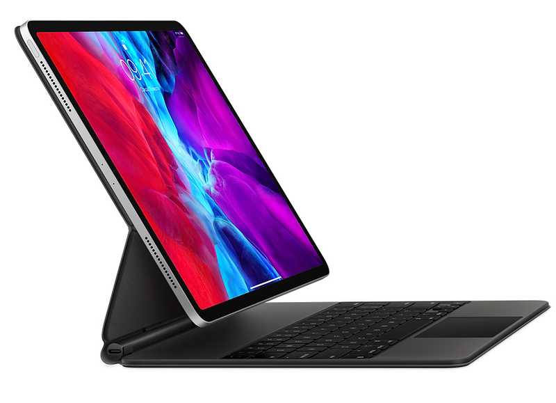 Клавиатура Apple Magic Keyboard (4th gen) Ru MXQU2RS/A для iPad Pro 12.9" - фото - №2