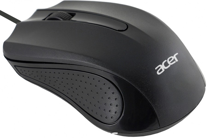 Миша Acer OMW010 дротова чорна - фото - №1
