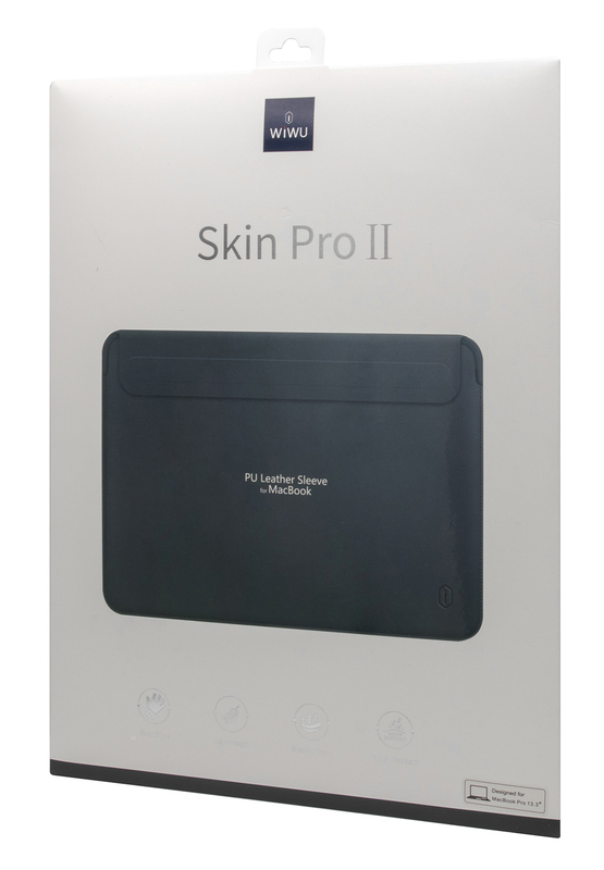 Чoхол WIWU Skin Pro 2 Leather Sleeve (Black) для MacBook Pro 13,3 фото
