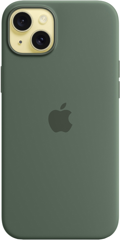 Чохол для iPhone 15 Silicone Case with MagSafe Cypress (MT0X3ZM/A) - фото - №2