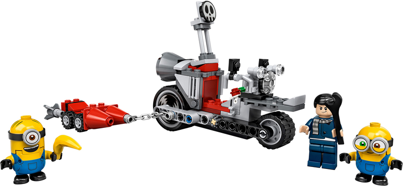 Конструктор LEGO Minions Нестримне переслідування на мотоциклі 75549 фото