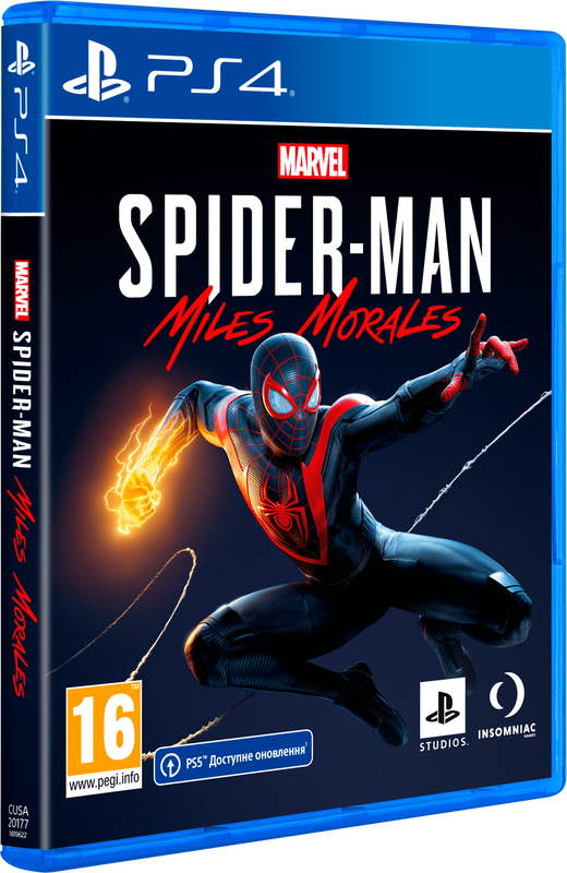 Диск Marvel Spider-Man Miles Morales (Blu-ray) для PS4 фото