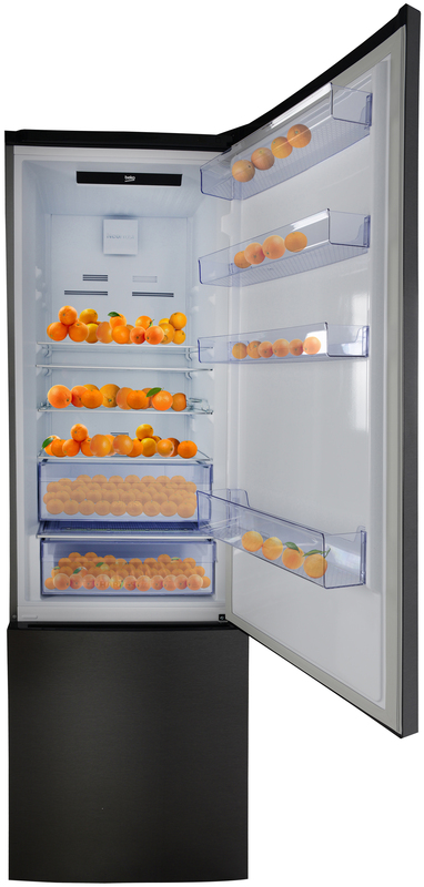Двокамерний холодильник Beko RCNA406E35ZXBR фото