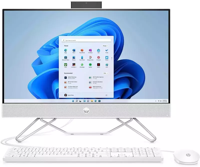 Моноблок HP 205 G8 Starry White (6U6P8ES) - фото - №0
