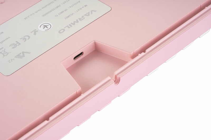 Клавіатура Varmilo VEA87 Sakura R2 Cherry Mx Red (A23A027A3A0A17A024) - фото - №8