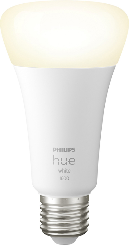 Умная лампа Philips Hue E27, 15.5W(100Вт), 2700K, White, Bluetooth, димируемая 929002334903 фото