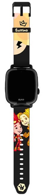 Детские часы-телефон с GPS трекером Elari FixiTime FUN (Black) ELFITF-BLK фото