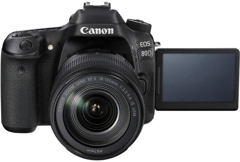 Фотоаппарат CANON EOS 80D + 18-135 IS nano USM (1263C040) фото
