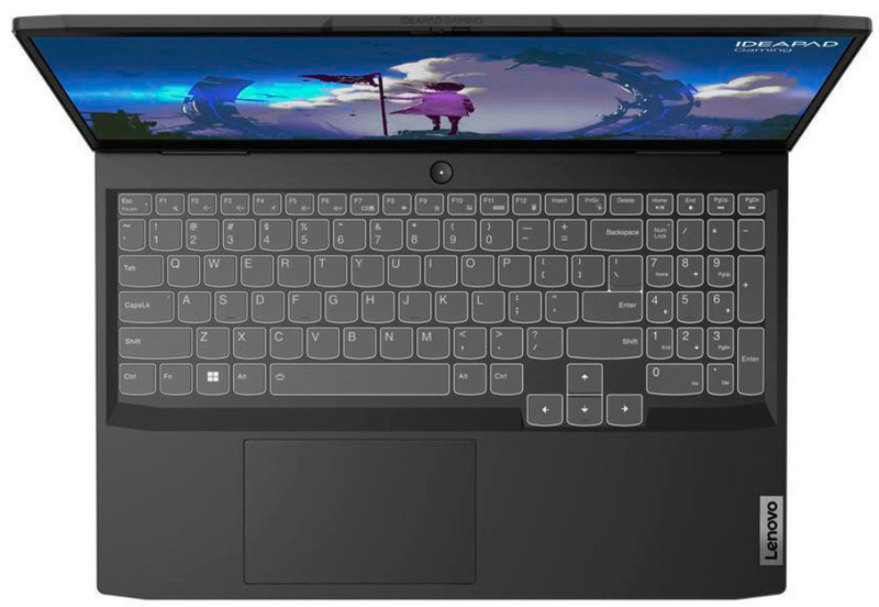Ноутбук Lenovo IdeaPad Gaming 3 15IAH7 Onyx Grey (82S900WKRA) фото