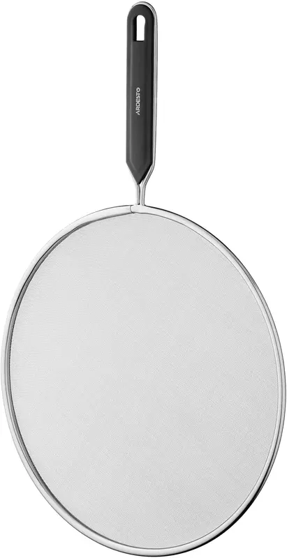 Захисне сито Ardesto Gemini, 28см, нержавіюча сталь, пластик, чорний (AR3028B) - фото - №2