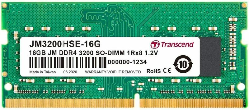 Оперативная память для ноутбука Transcend DDR4 3200 16GB SO-DIMM JM3200HSE-16G фото