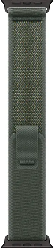 Ремешок для часов Apple Watch 49/46/45/44mm Green Trail Loop - S/M - Black Titanium Finish фото