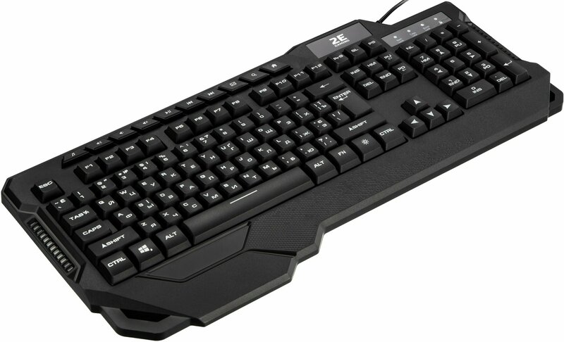 Ігрова клавіатура 2E Gaming KG340 LED USB Ukr (Black) 2E-KG340UBK фото