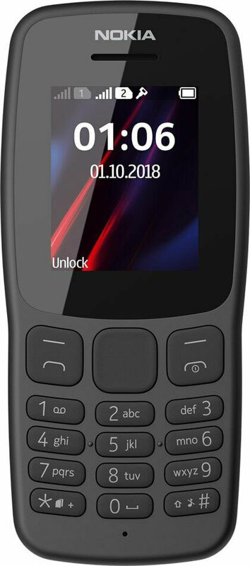 Nokia 106 Dual Sim 2018 (Black) фото