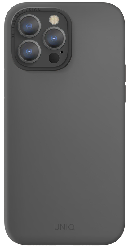 Чохол Uniq Hybrid для iPhone 13 Pro Magsafe-Compatible Lino Hue - Charcoal (Grey) фото