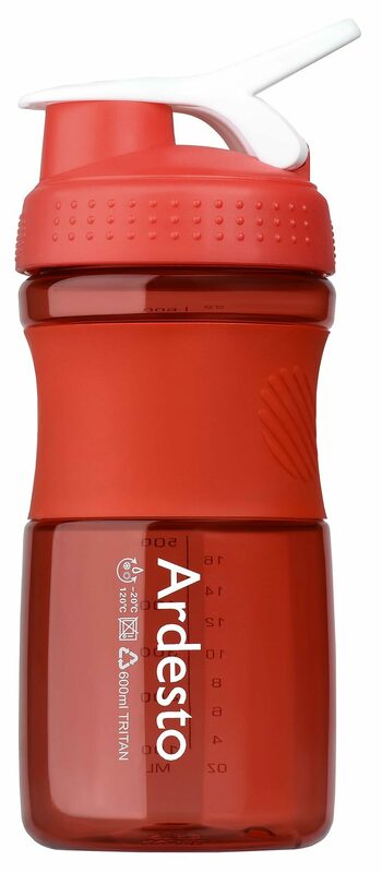 Бутылка для воды Ardesto Smart bottle 600 мл (Red) AR2202TR фото