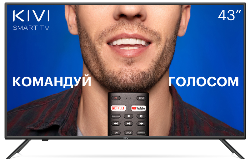 Телевизор Kivi 43" 4K UHD Smart TV (43U710KB) фото