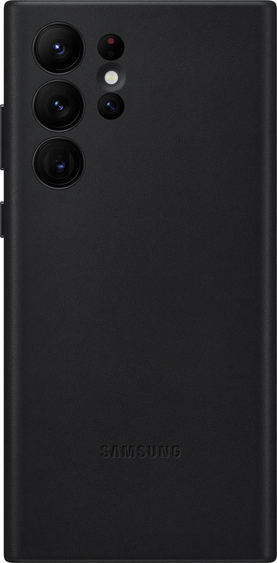 Чохол для Samsung s22 Ultra Leather Cover (Black) фото
