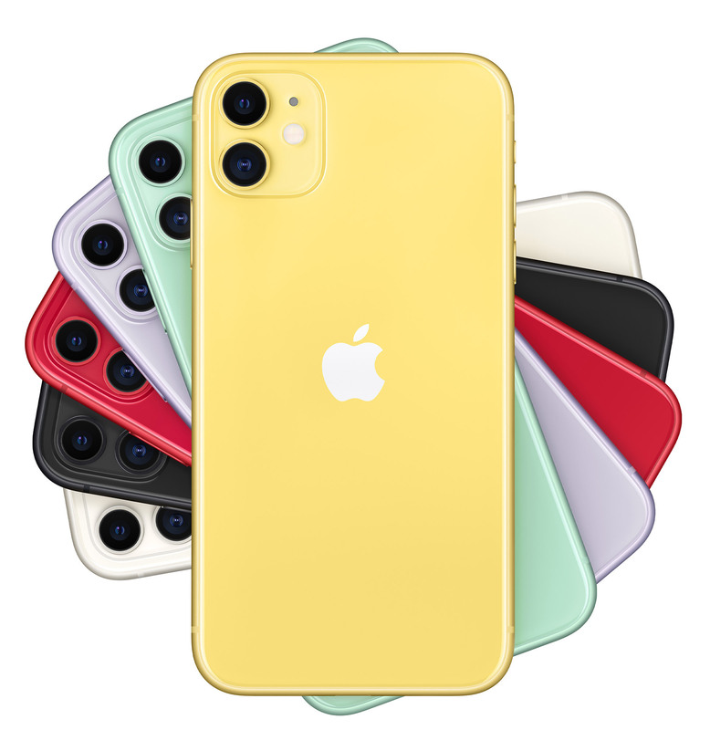 Apple iPhone 11 128Gb Yellow (MWM42) - фото - №4