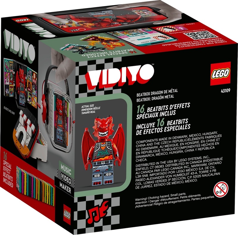 Конструктор LEGO VIDIYO Metal Dragon BeatBox Бітбокс Дракона-Металіста 43109 фото